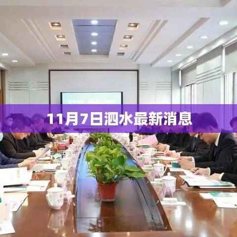 泗水最新消息(11月7日)