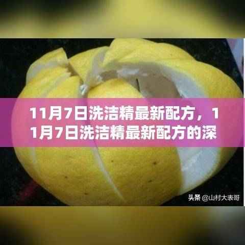 洗洁精最新配方深度解析及观点探讨,揭秘11月7日最新配方动态