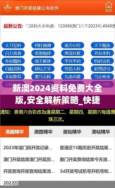 新澳2024资料免费大全版,安全解析策略_快捷版UQL347.75