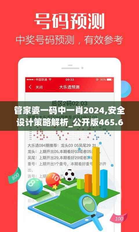 管家婆一码中一肖2024,安全设计策略解析_公开版465.61