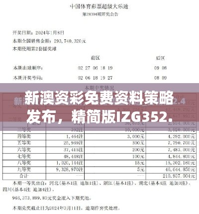新澳资彩免费资料策略发布,精简版IZG352.14资源指南