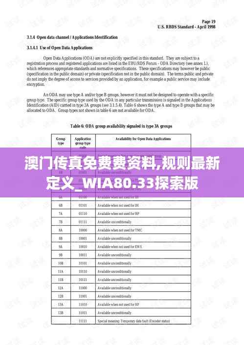 澳门传真免费费资料,规则最新定义_WIA80.33探索版