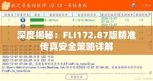 深度揭秘:FLI172.87版精准传真安全策略详解