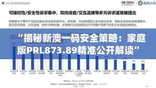 “揭秘新澳一码安全策略:家庭版PRL873.89精准公开解读”
