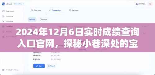 探秘宝藏小巷的特色小店奇遇,2024年12月6日实时成绩查询入口官网揭秘