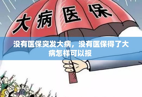 没有医保突发大病,没有医保得了大病怎样可以报